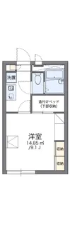 レオパレスセントポーリア大窪2【205号室】の間取り