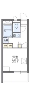レオパレス龍南【206号室】の間取り