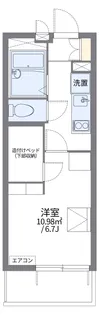レオパレスグランキャスル新町【101号室】の間取り