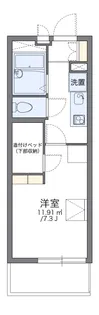 レオパレスSUPERIO 友【401号室】の間取り