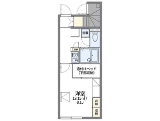 レオパレス康陽舎【102号室】の間取り