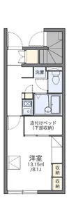 レオパレスMDK【106号室】の間取り