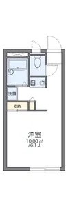 レオパレス永康【103号室】の間取り