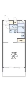 レオパレスサンライズマンション近見町【103号室】の間取り