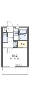 レオパレスSKY I【3階】の間取り