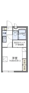 レオパレスKKG・COM【103号室】の間取り