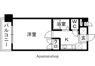 桜ビル新大江【6階】の間取り
