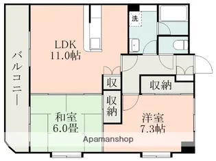 フラトネス【2階】の間取り
