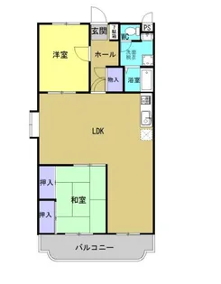 グランディールI【3階】の間取り