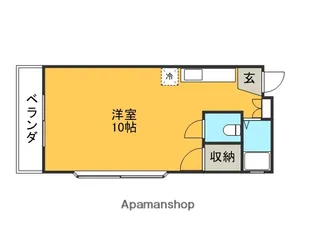 アメニティ水前寺【3階】の間取り