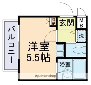 トーカン練兵町キャステール【2階】の間取り