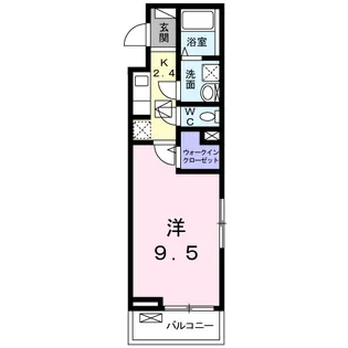シティ オブ ドリームズ九品寺【1階】の間取り