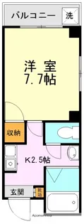 B−FLAT新屋敷【4階】の間取り