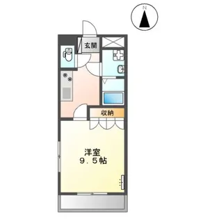 CHERVERGER【107号室】の間取り
