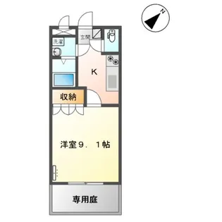 M・COSYHOUSE【106号室】の間取り