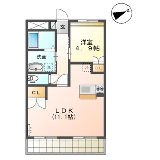 M・コンフォール【2階】の間取り