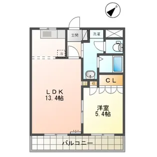 パストラル【205号室】の間取り