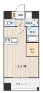 LIBTH南熊本【2階】の間取り
