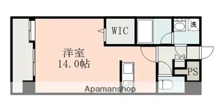 ロザリアンプレイス南熊本【6階】の間取り