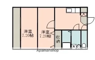 CREDO菅尾マンション【1階】の間取り
