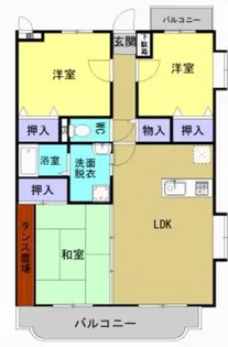 アビタシオンN【2階】の間取り