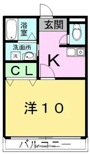 グランディールⅡ【103号室】の間取り