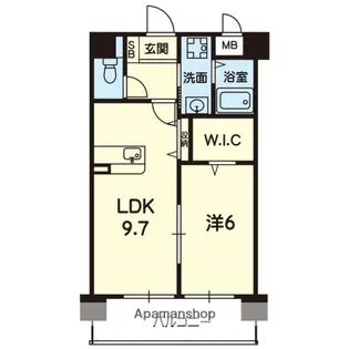 APOLLO菊陽【5階】の間取り