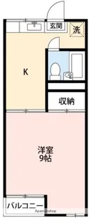 花園台コーポ【101号室】の間取り