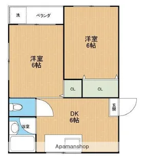 第3奥羽ビル【3階】の間取り