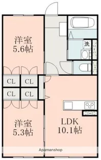 (セキスイ)ブレイブ シャイン【3階】の間取り