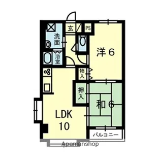MIYUマンション【201号室】の間取り