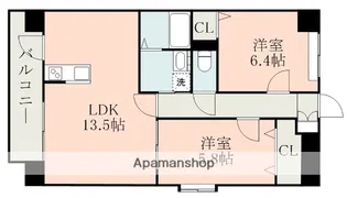 ノブハウス菊陽【7階】の間取り
