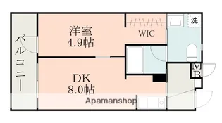 EXCIA・S【203号室】の間取り