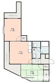 ラフォーレ3番館【3階】の間取り