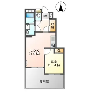 エミスフェール【1階】の間取り