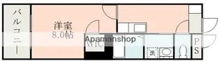 HKマンション白山【6階】の間取り