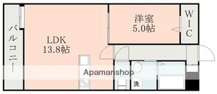 サムティ呉服レジデンス【7階】の間取り