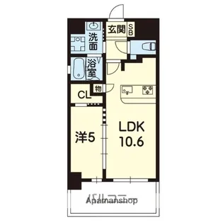 KーSMARTけやき通り【703号室】の間取り