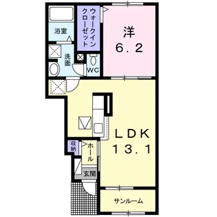 メゾン・ド・コリーヌ A【1階】の間取り