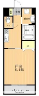 JEUNESSE新大江【8階】の間取り