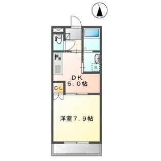 DEARCOAT ASTRO Ⅰ【206号室】の間取り