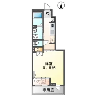 スターテラス蓮台寺【1階】の間取り