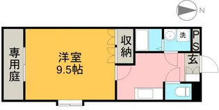 CHERVERGER【106号室】の間取り