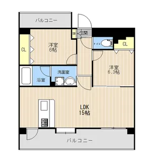 LIBTH八王寺【9階】の間取り