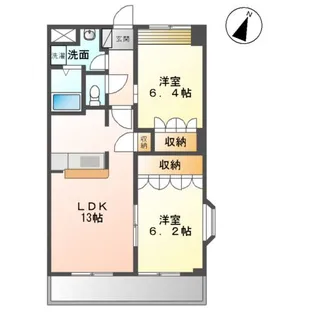 GRAND FIELD 参番館【2階】の間取り