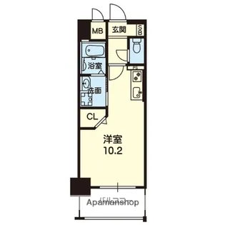 LAPIS LAZULI【102号室】の間取り