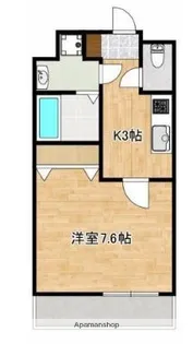 クロノス47黒髪【2階】の間取り