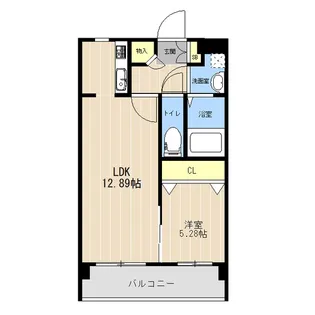 トランプ熊本南【0702号室】の間取り