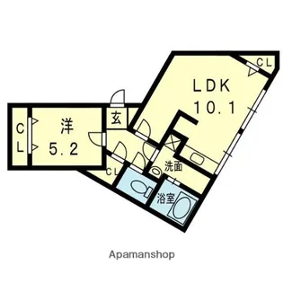 光の森グッディポイントⅡ【2階】の間取り