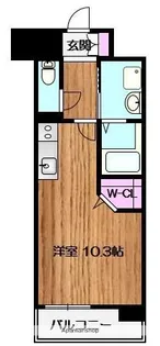 NS田迎【205号室】の間取り